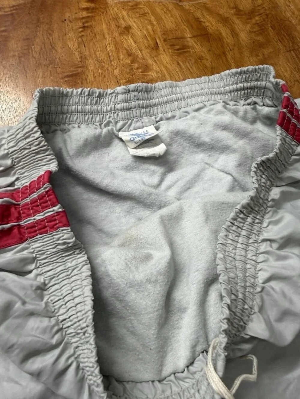 Vtg 70s 80s Adidas Men’s Large Gray Running Shorts Sprinter Track Liner Made USA